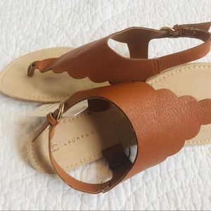 NWT Lauren Conrad Sandals Large (9-10)